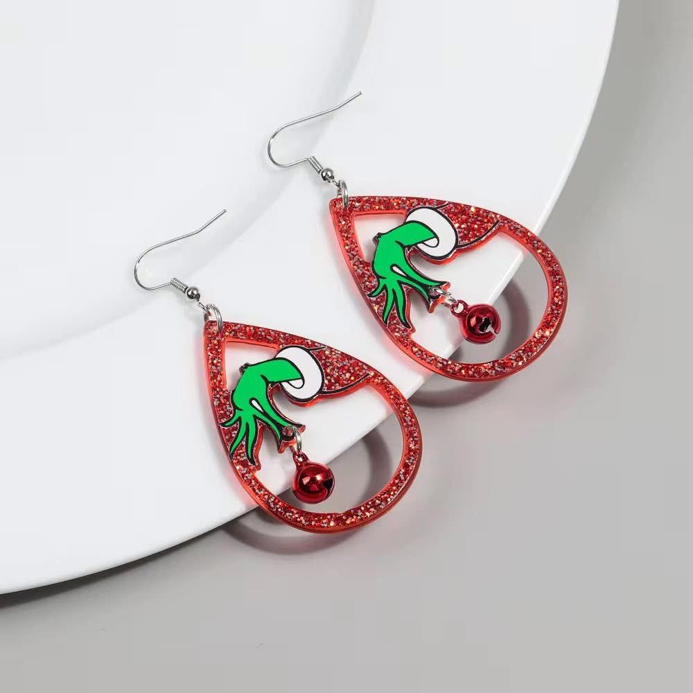 Christmas Grinch Earrings