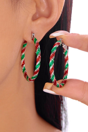 Christmas Hoop Earrings RTS
