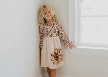 Leopard Sunflower Dress