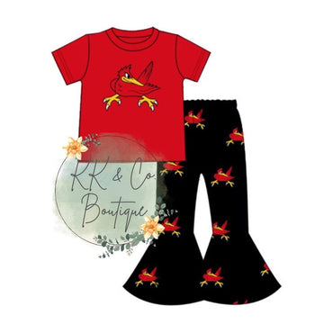 Girls Mascot Pants Set