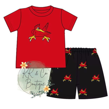 Boys Mascot shorts set