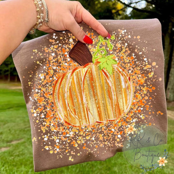Comfort colors pumpkin tee