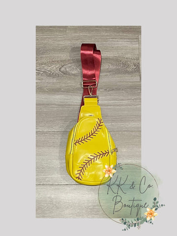 Softball sling bag