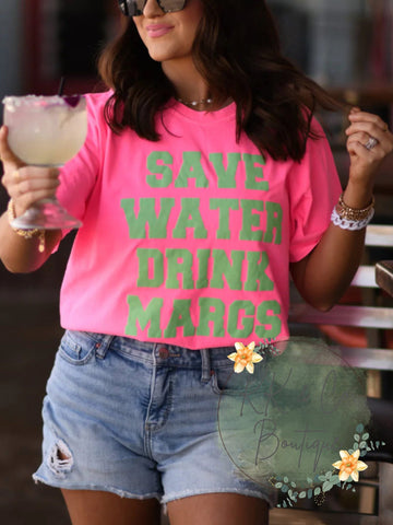 Save water drink margs tee