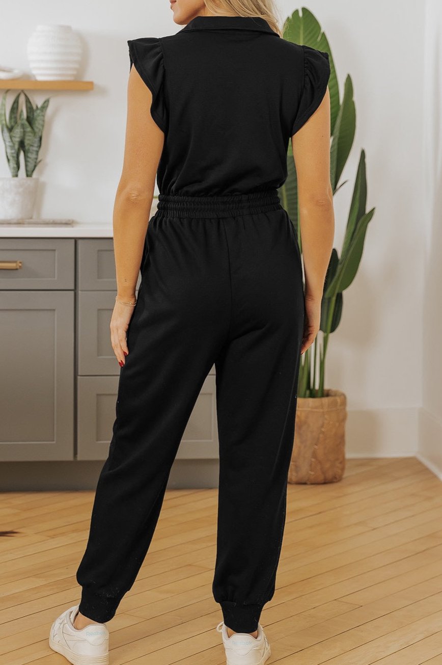 Black Jogger Jumpsuit RTS